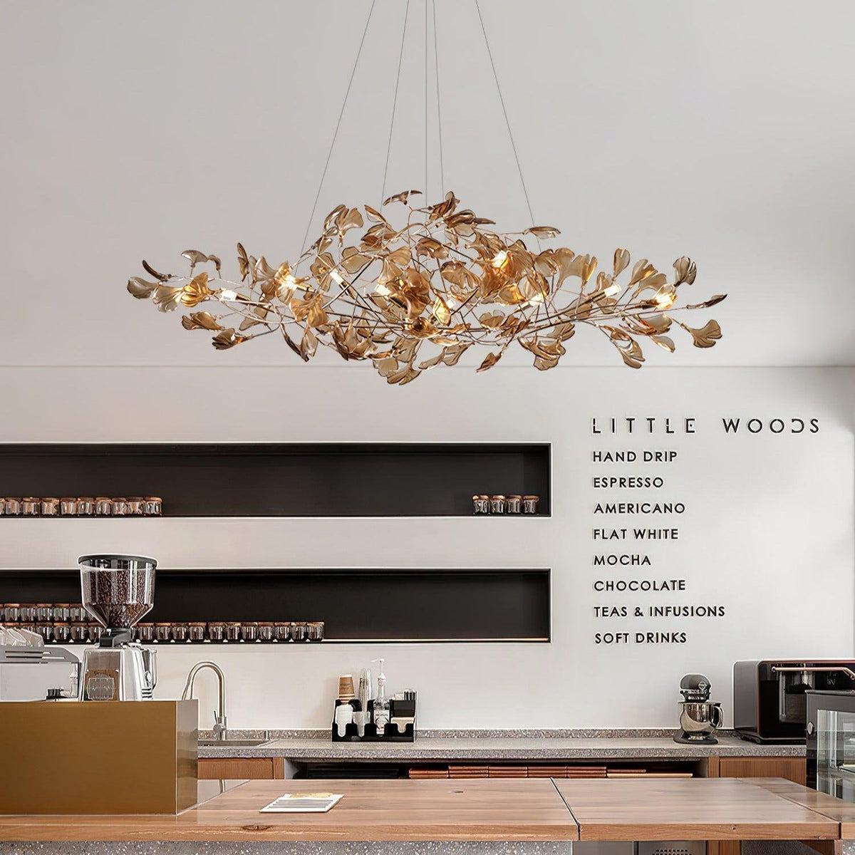 Leonie Ginkgo Acrylic Chandeliers