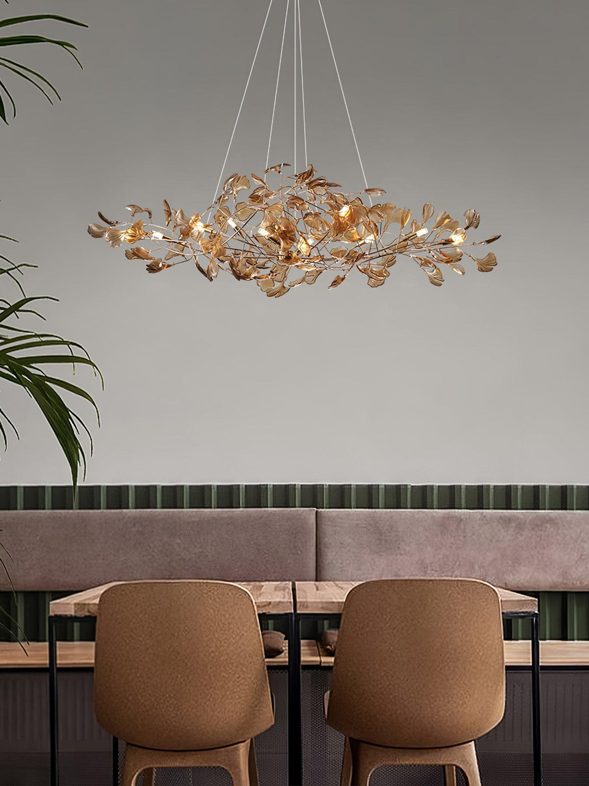Ralenis Luxury Ginkgo Leaf Chandelier