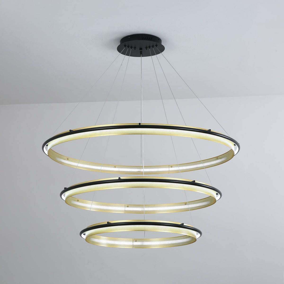 Erveliel Modern Minimalist LED Round Chandelier