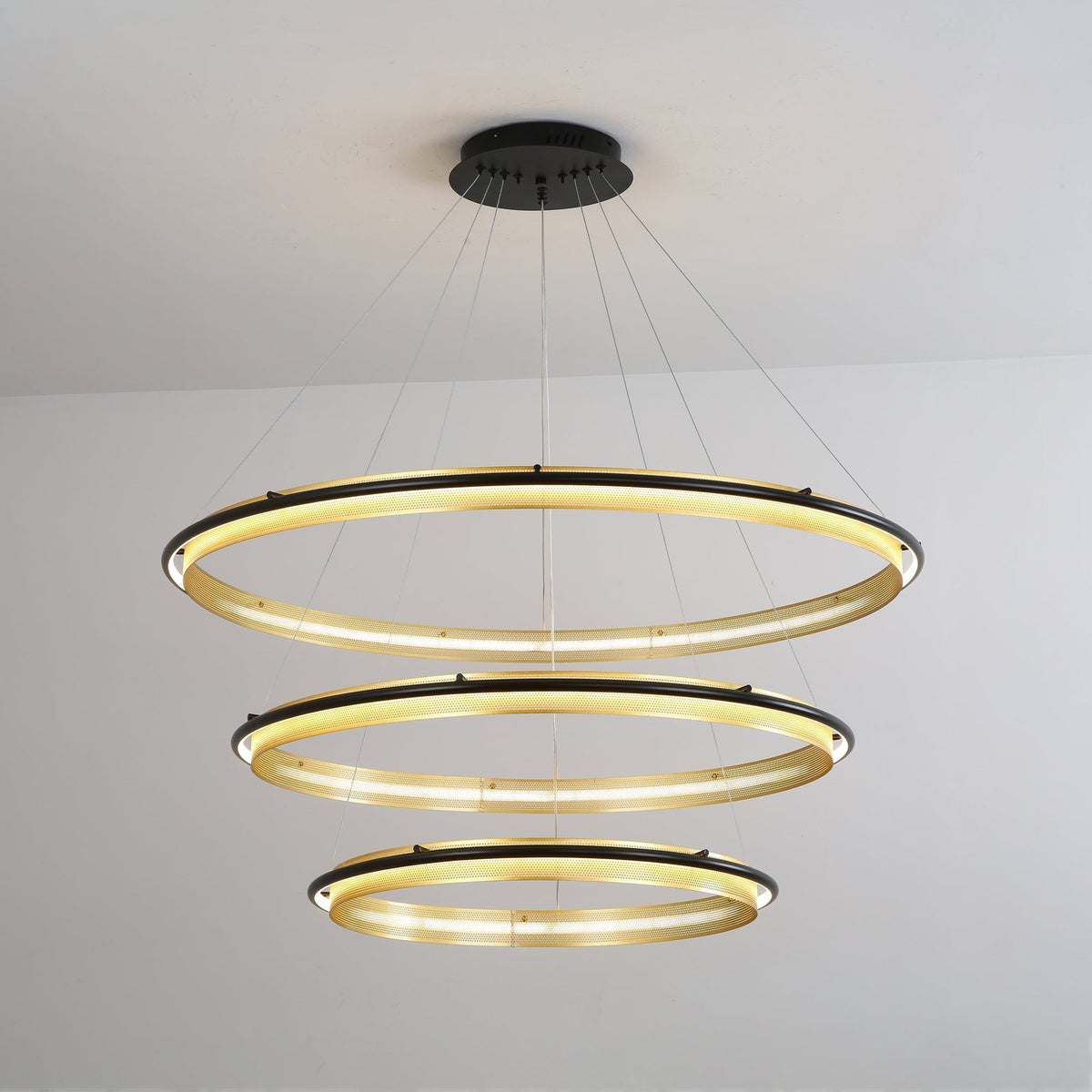 Erveliel Modern Minimalist LED Round Chandelier