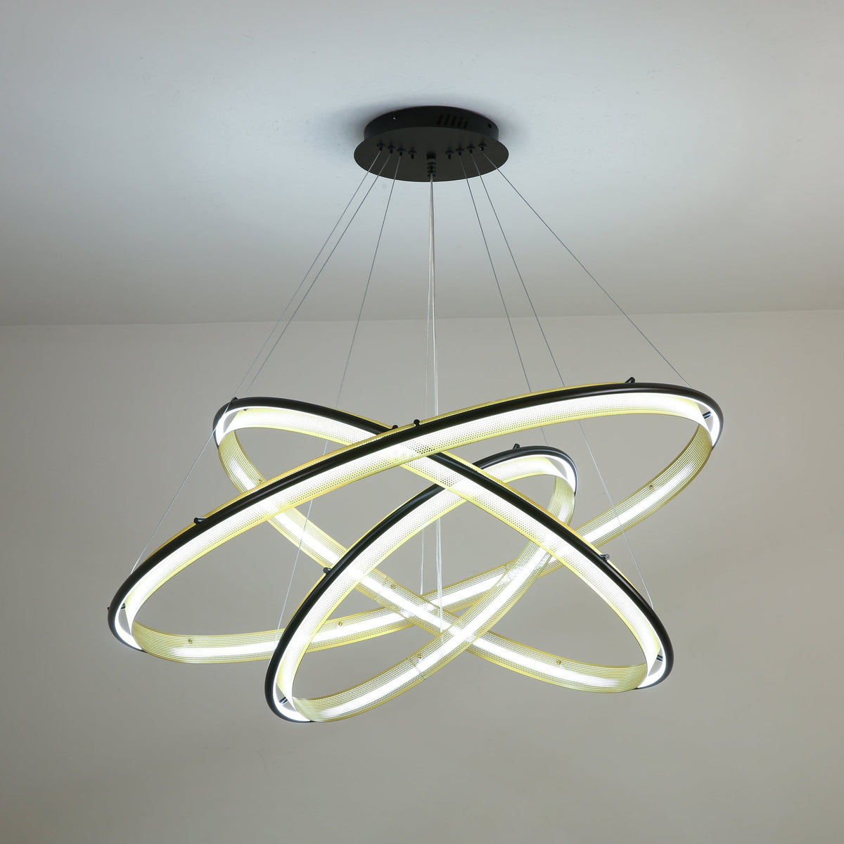 Erveliel Modern Minimalist LED Round Chandelier