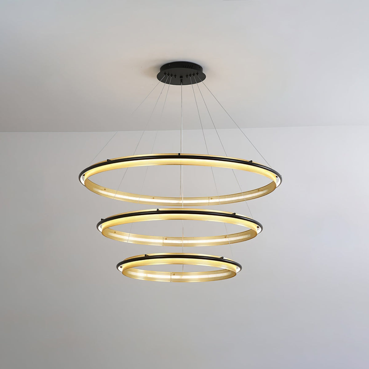 Erveliel Modern Minimalist LED Round Chandelier