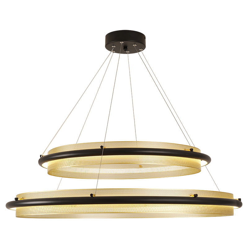 Erveliel Modern Minimalist LED Round Chandelier