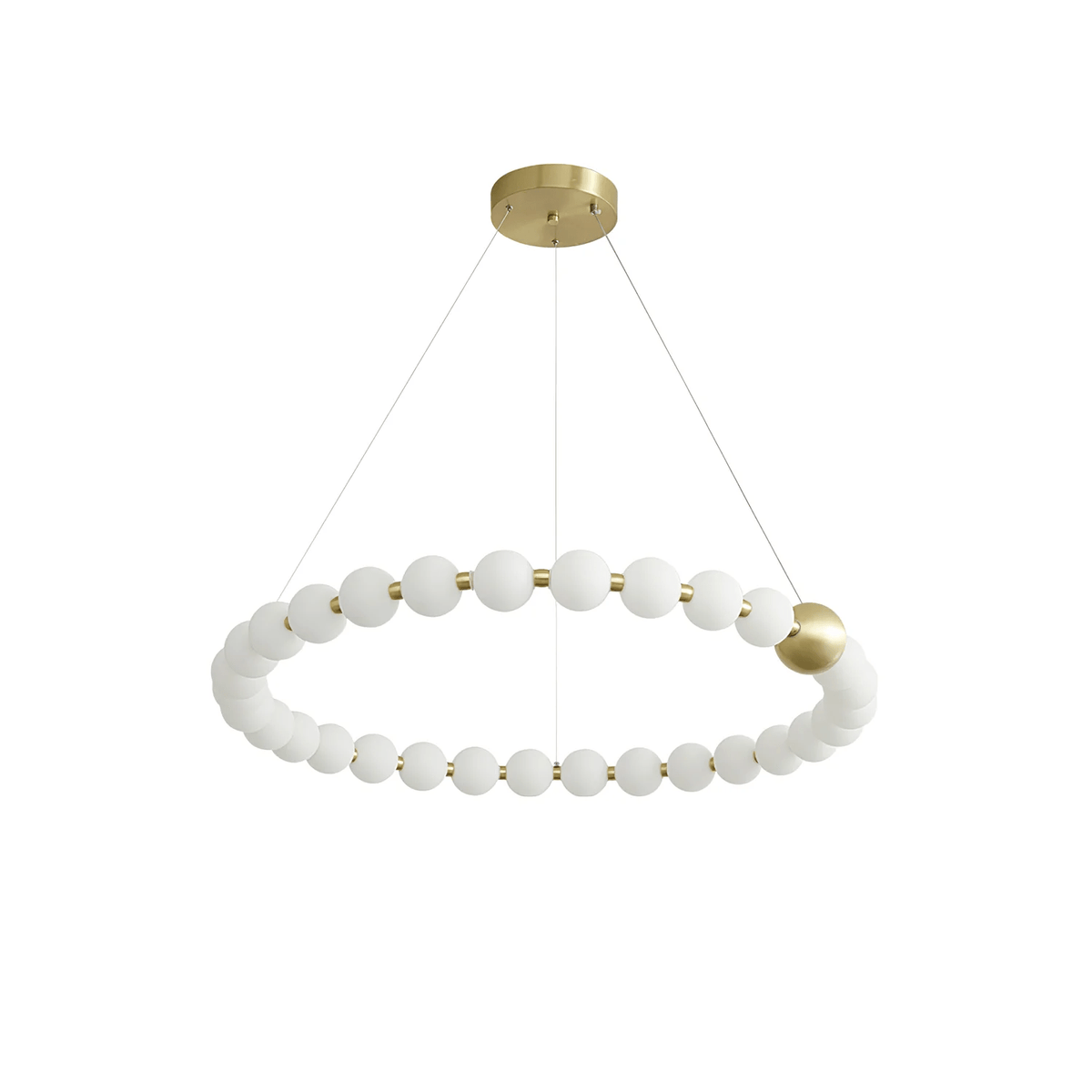 Hevrin Elegance Art Pearls Plastic Chandelier