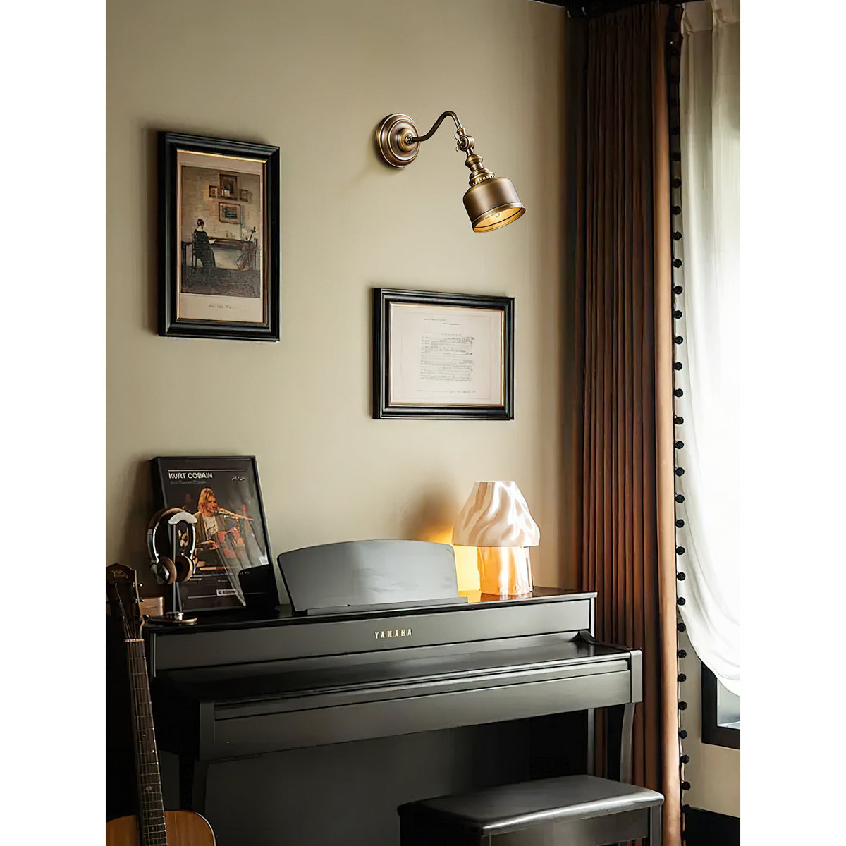 Dukia Gooseneck Indoor Wall Light