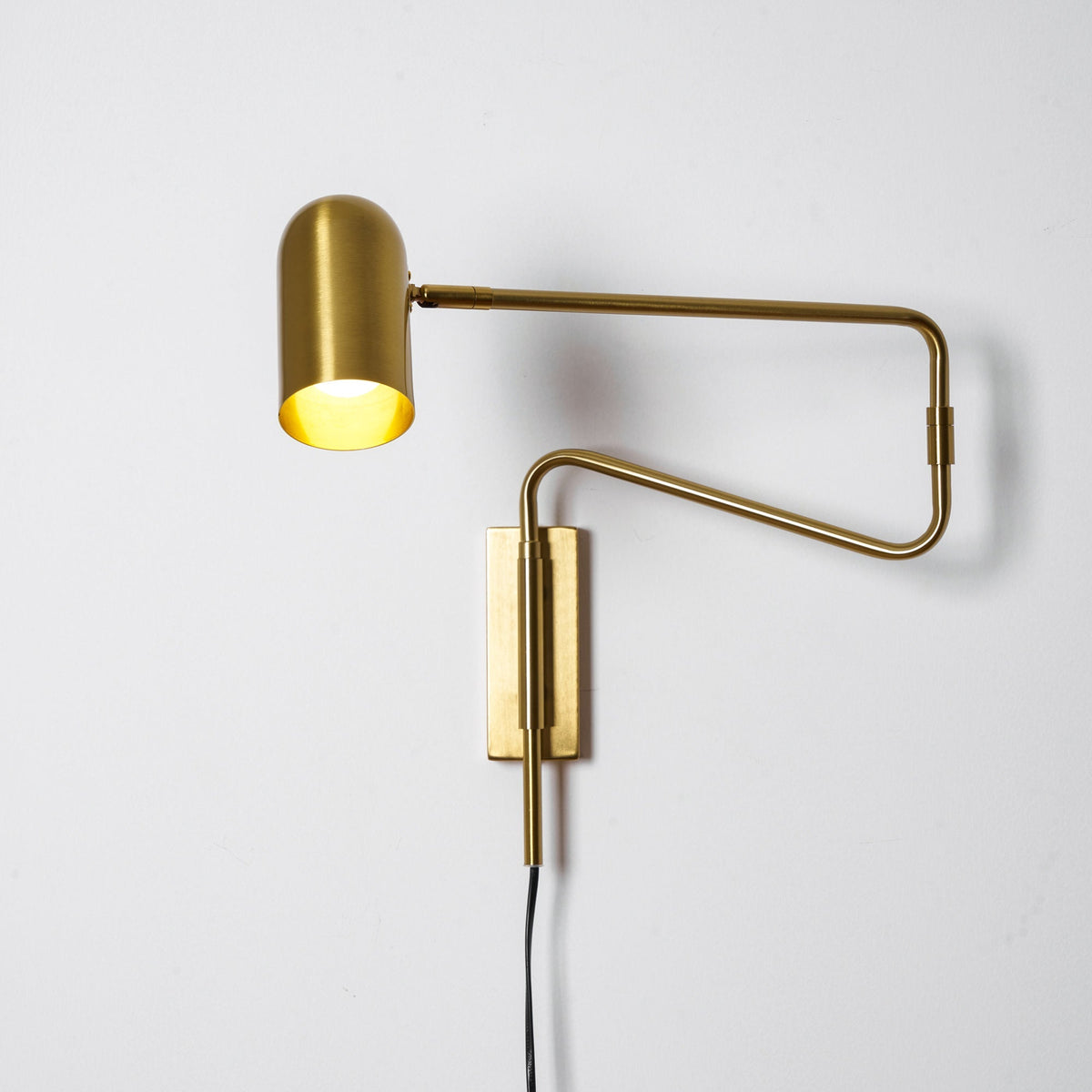Koven Adjustable Arm Plug In Indoor Wall Light