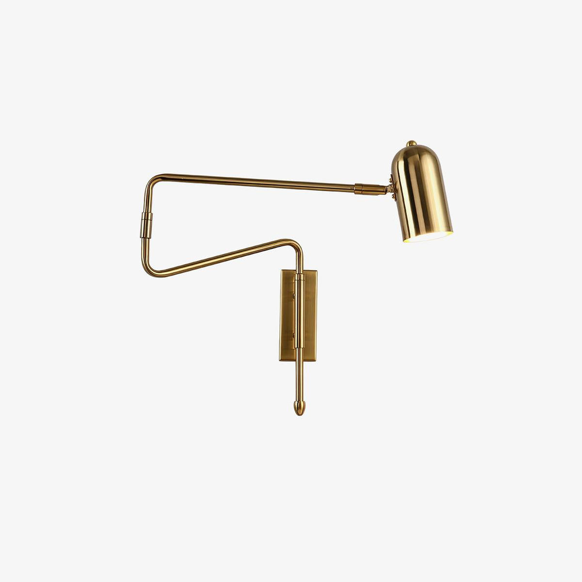 Nox Adjustable Arm Plug In Wall Lamp