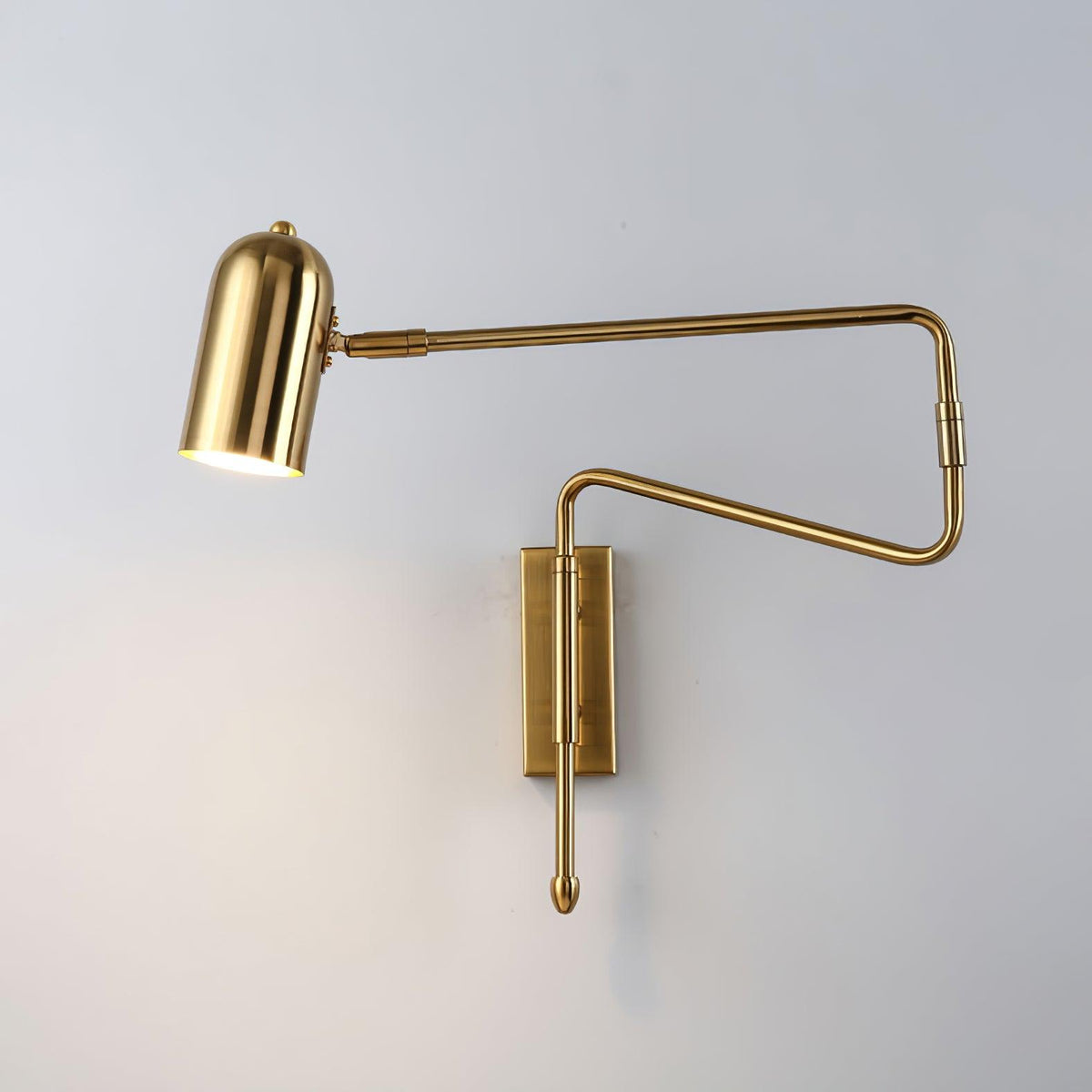 Nox Adjustable Arm Plug In Wall Lamp