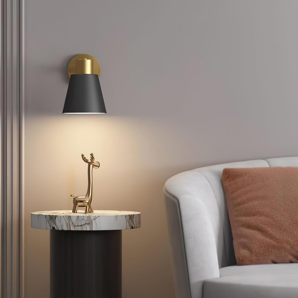 Eurmiros Modern Minimalist Adjustable Armed Wall Lamp