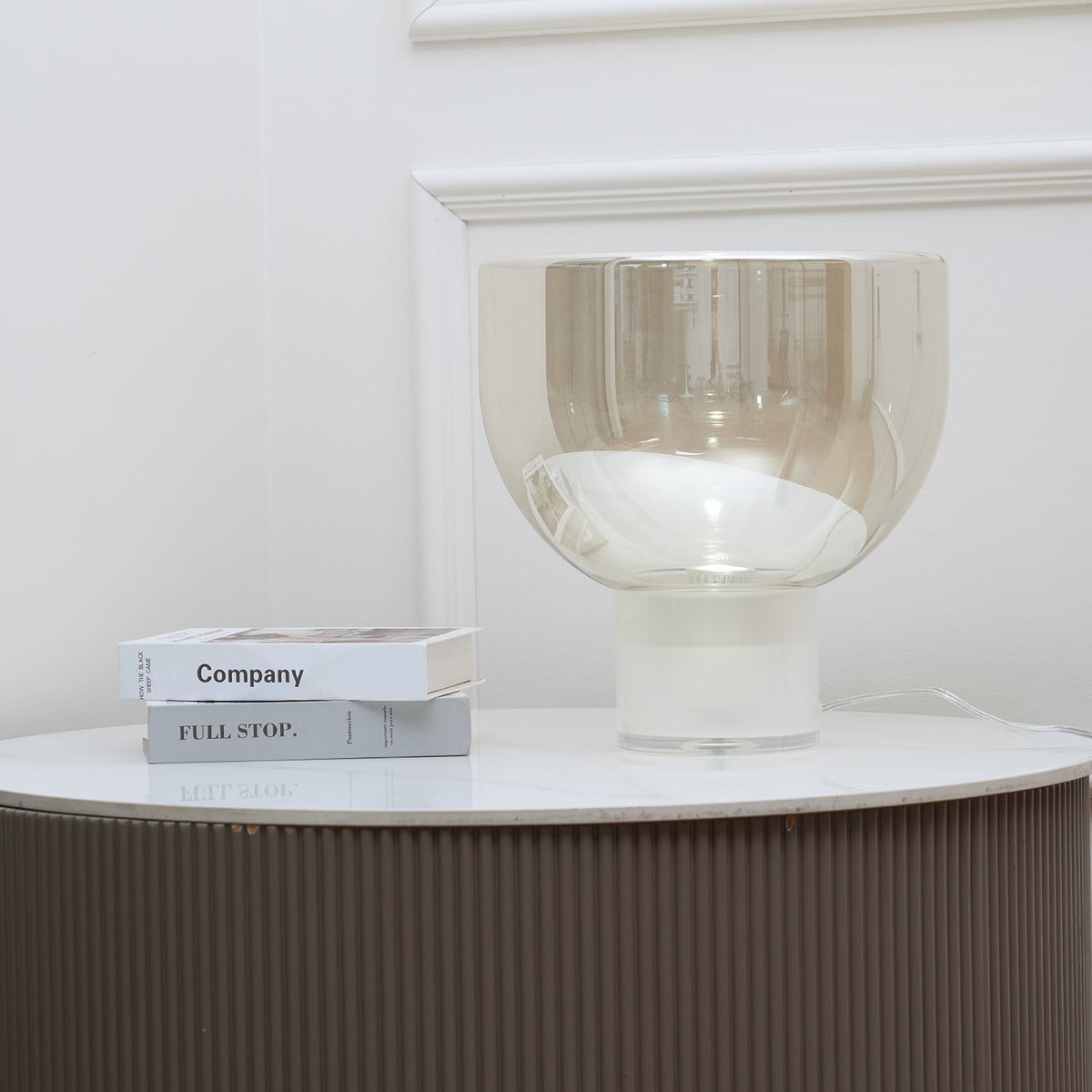 Cavm Glass Elegant Table Lamp