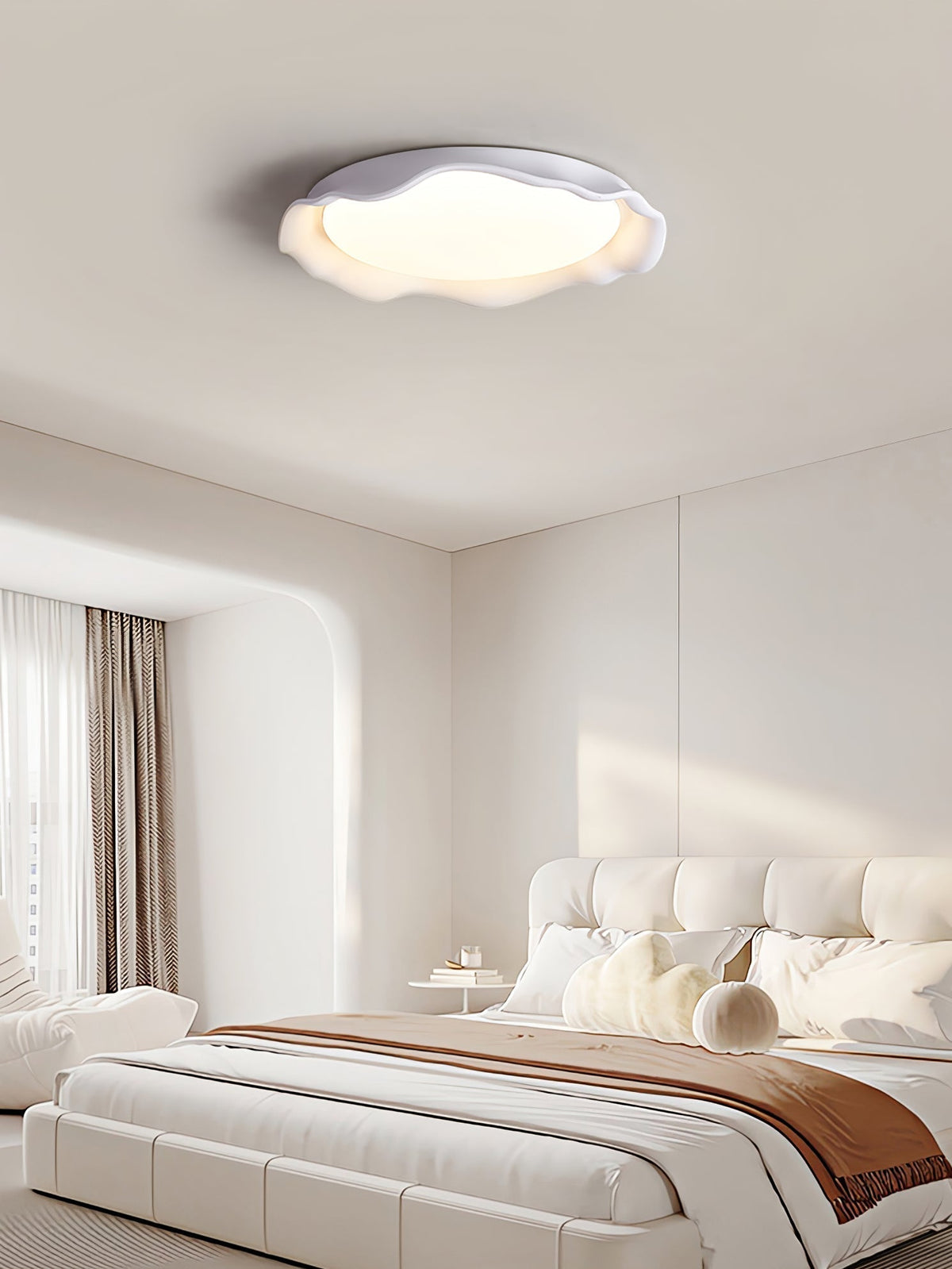 Idoraris Modern Minimalist Art Microcement Ceiling Light