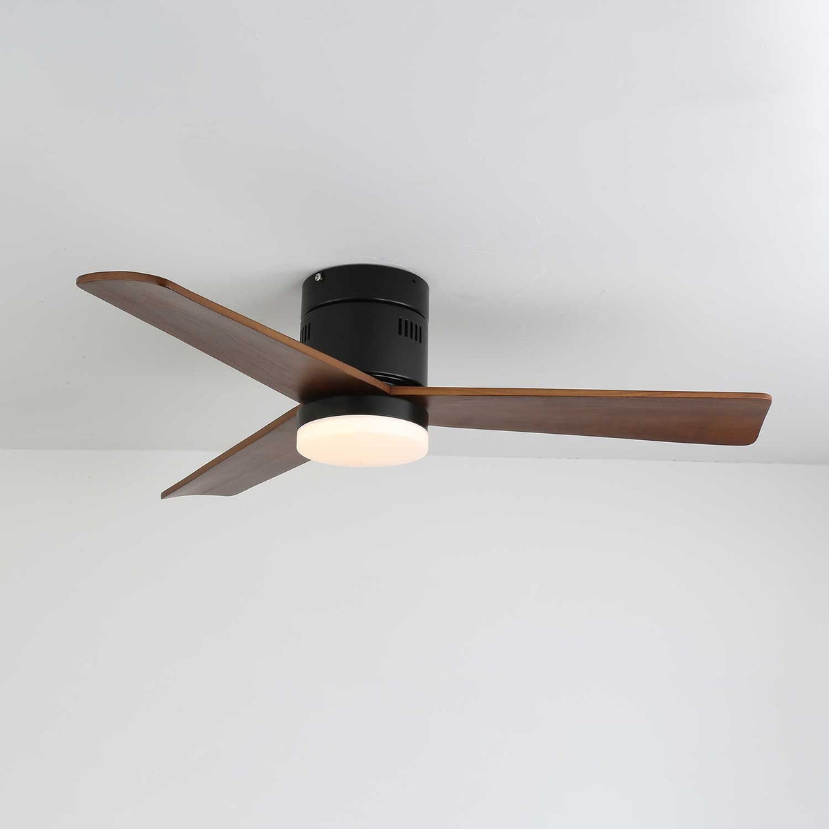 Eris Minimalist Wood Ceiling Fan Light