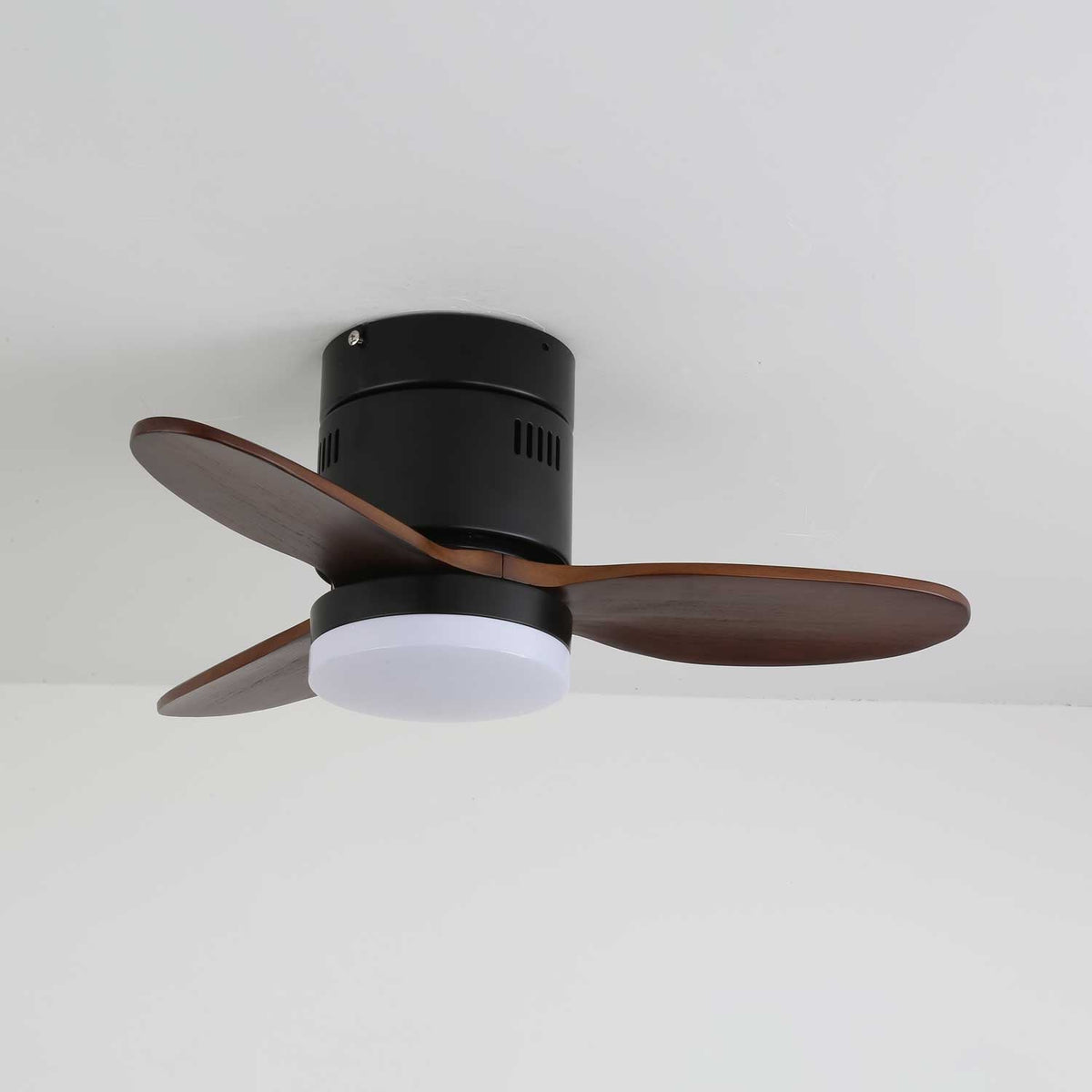 Eris Minimalist Wood Ceiling Fan Light
