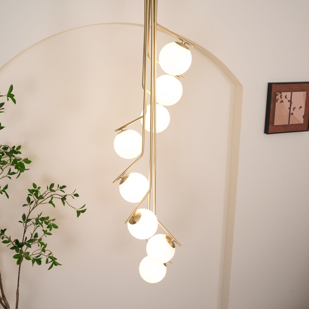 Ageet Modern Minimalist  Glass Pendant Light