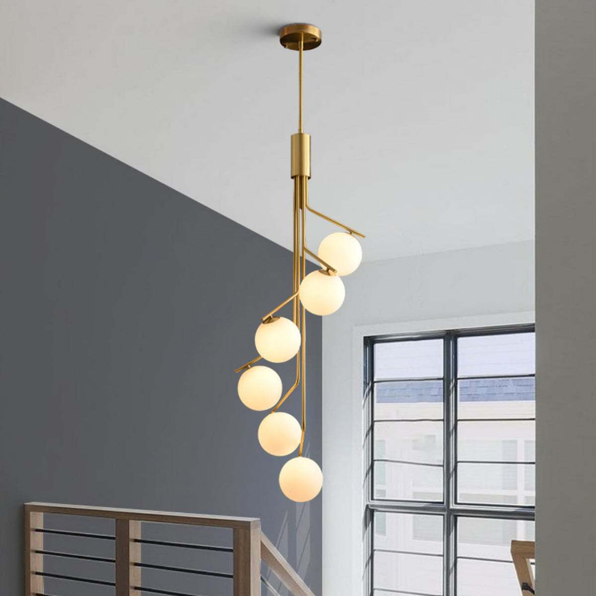 Ageet Modern Minimalist  Glass Pendant Light