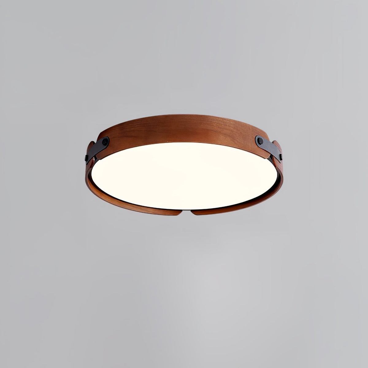 Enva Wood Flush Mount Ceiling Light