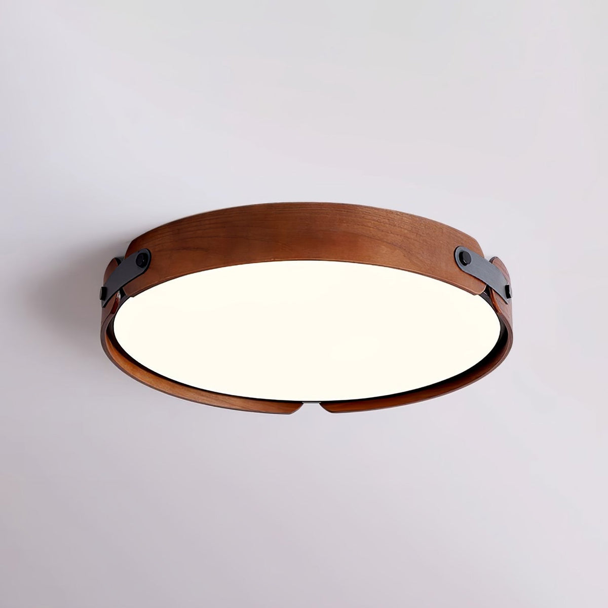 Enva Wood Flush Mount Ceiling Light