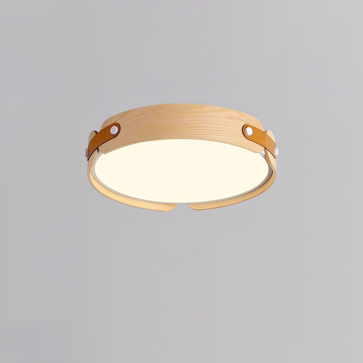 Enva Wood Flush Mount Ceiling Light
