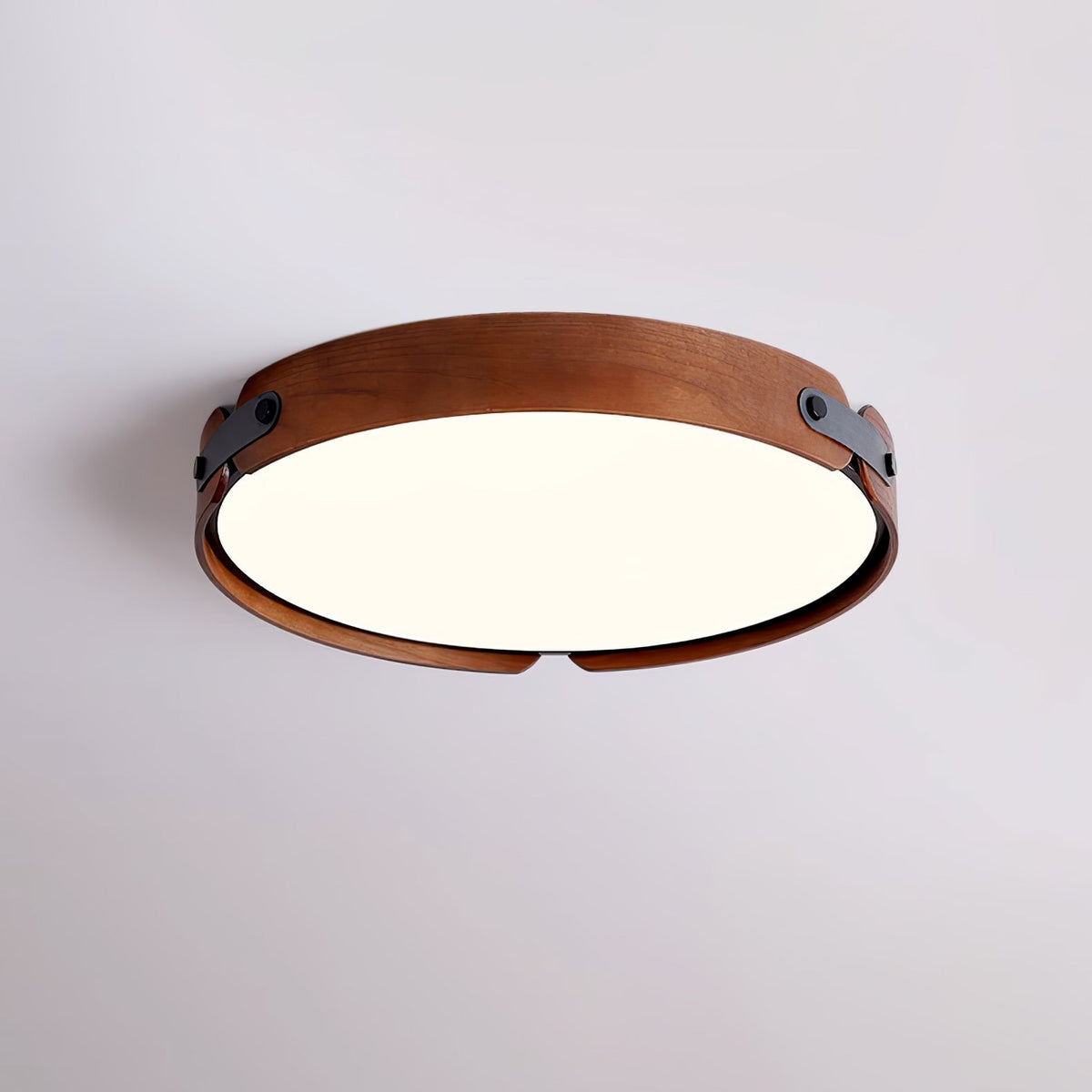 Enva Wood Flush Mount Ceiling Light