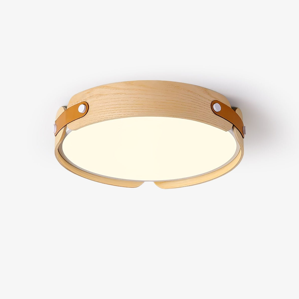 Enva Wood Flush Mount Ceiling Light