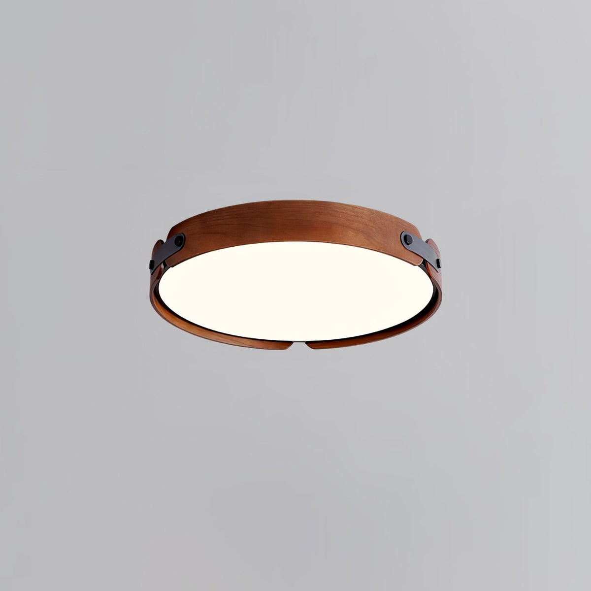 Enva Wood Flush Mount Ceiling Light