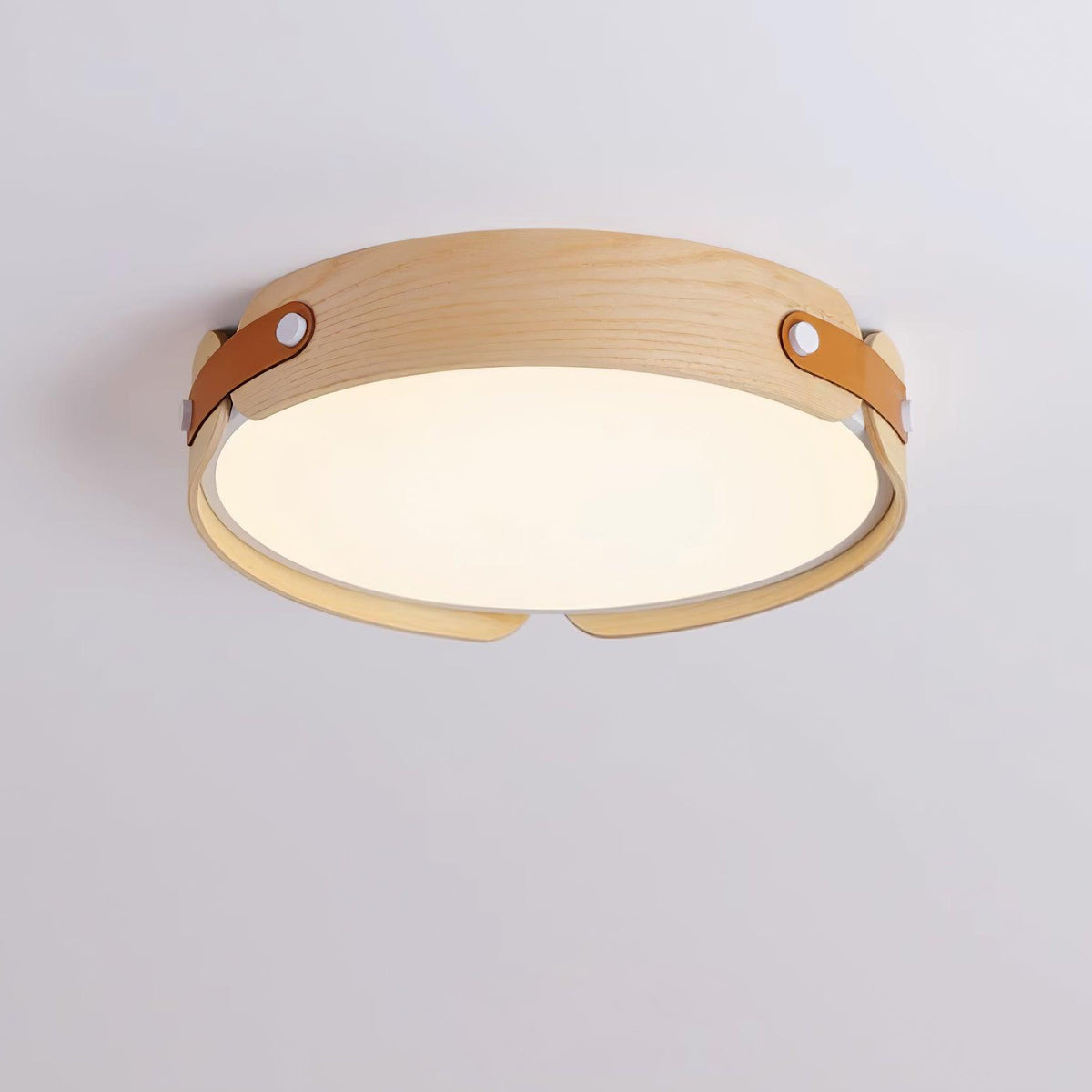 Enva Wood Flush Mount Ceiling Light