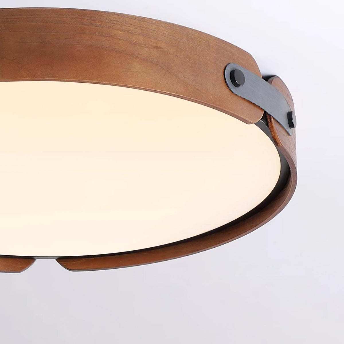 Enva Wood Flush Mount Ceiling Light