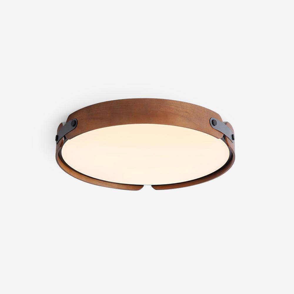 Enva Wood Flush Mount Ceiling Light