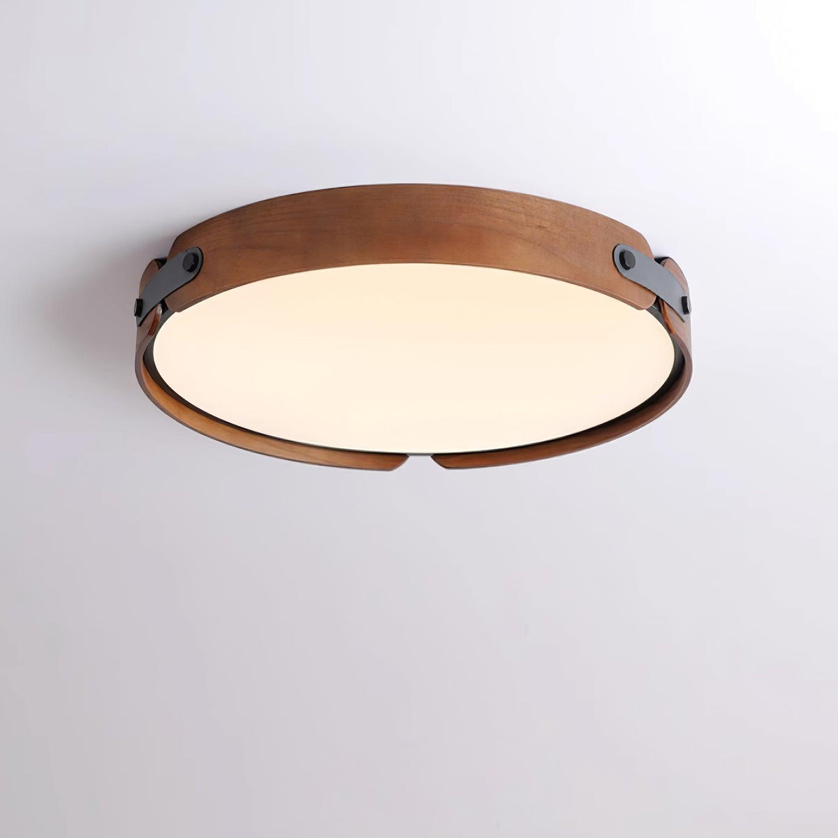 Enva Wood Flush Mount Ceiling Light