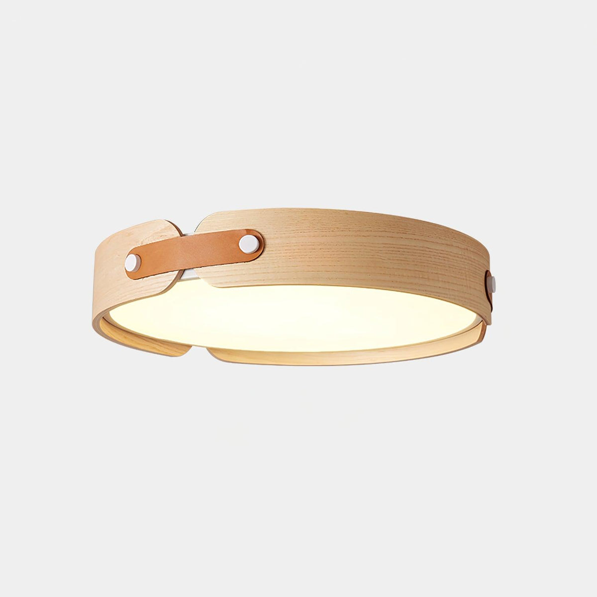 Enva Wood Flush Mount Ceiling Light
