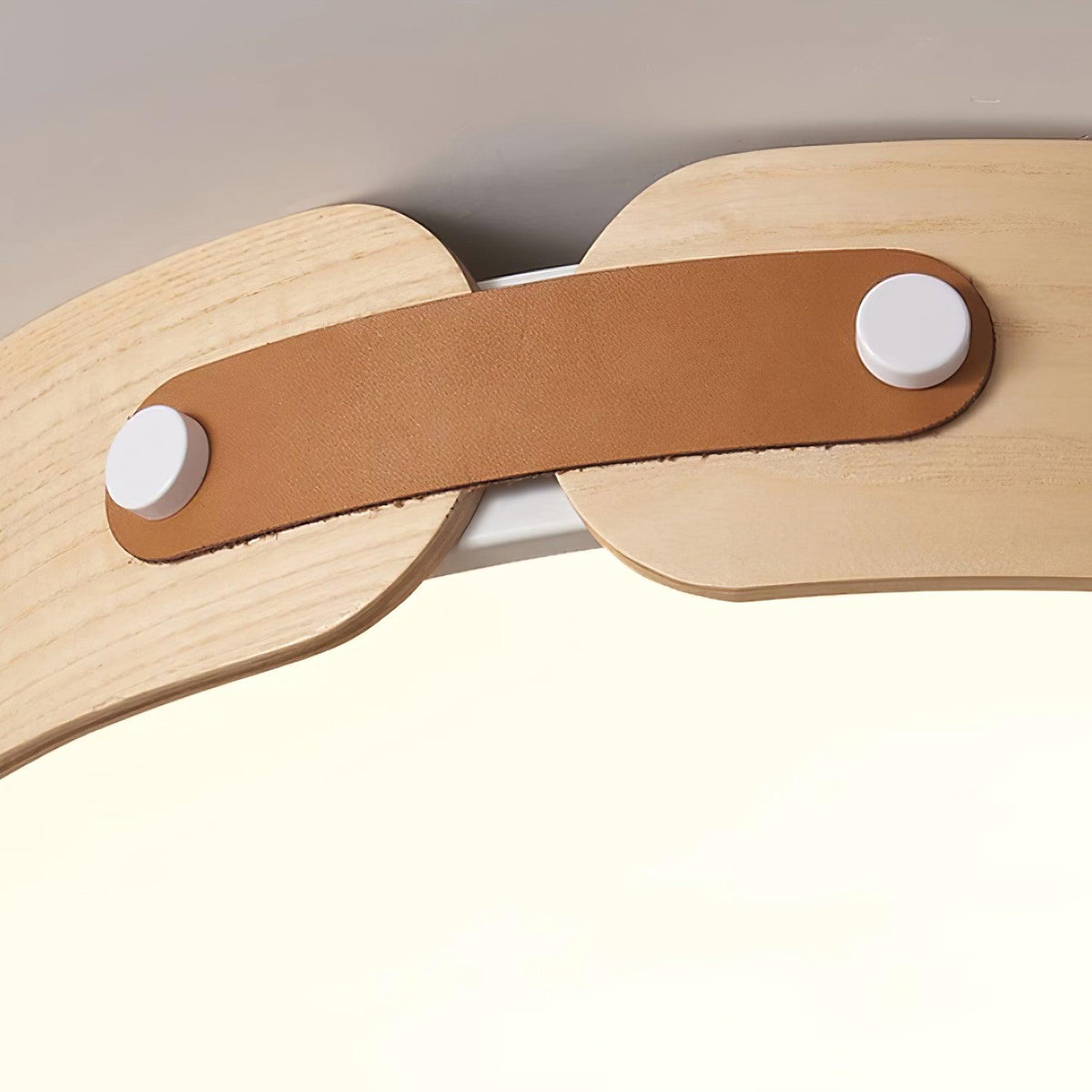 Enva Wood Flush Mount Ceiling Light