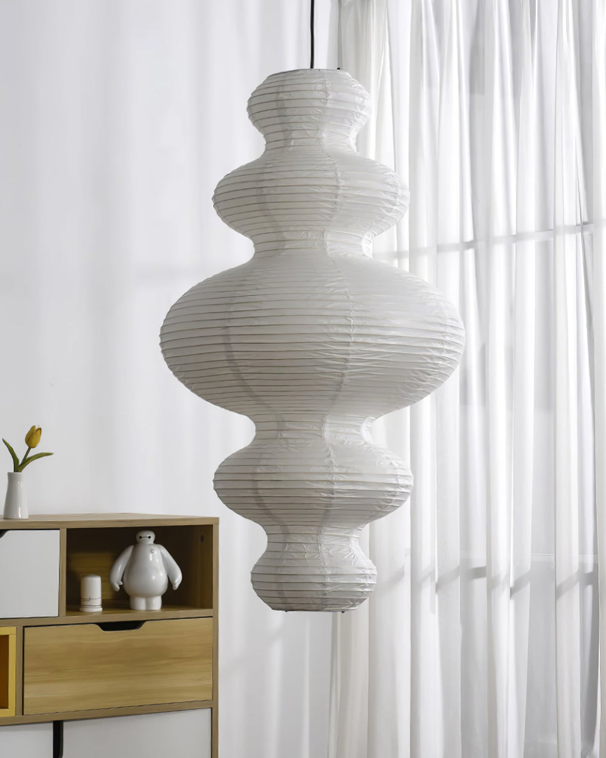 Lythaaris Natural Art Swag Pendant Lamp