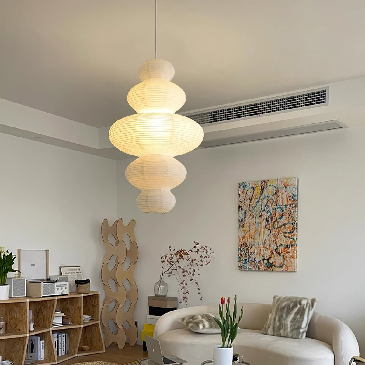 Lythaaris Natural Art Swag Pendant Lamp