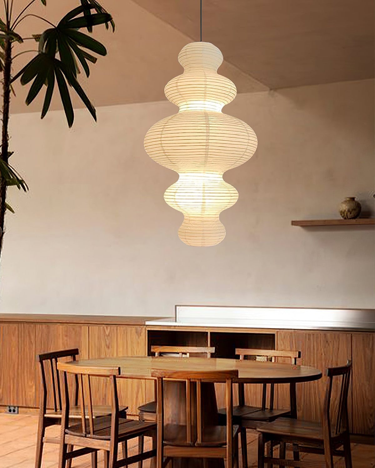 Lythaaris Natural Art Swag Pendant Lamp