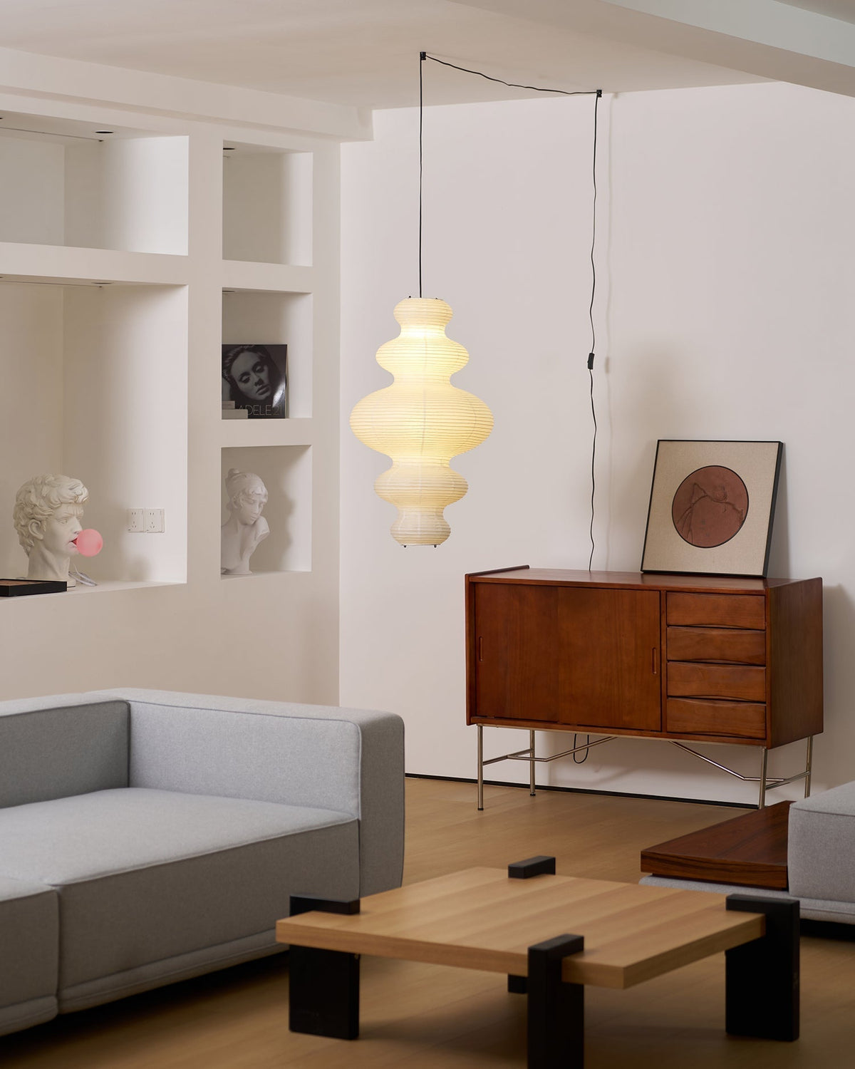 Lythaaris Natural Art Swag Pendant Lamp