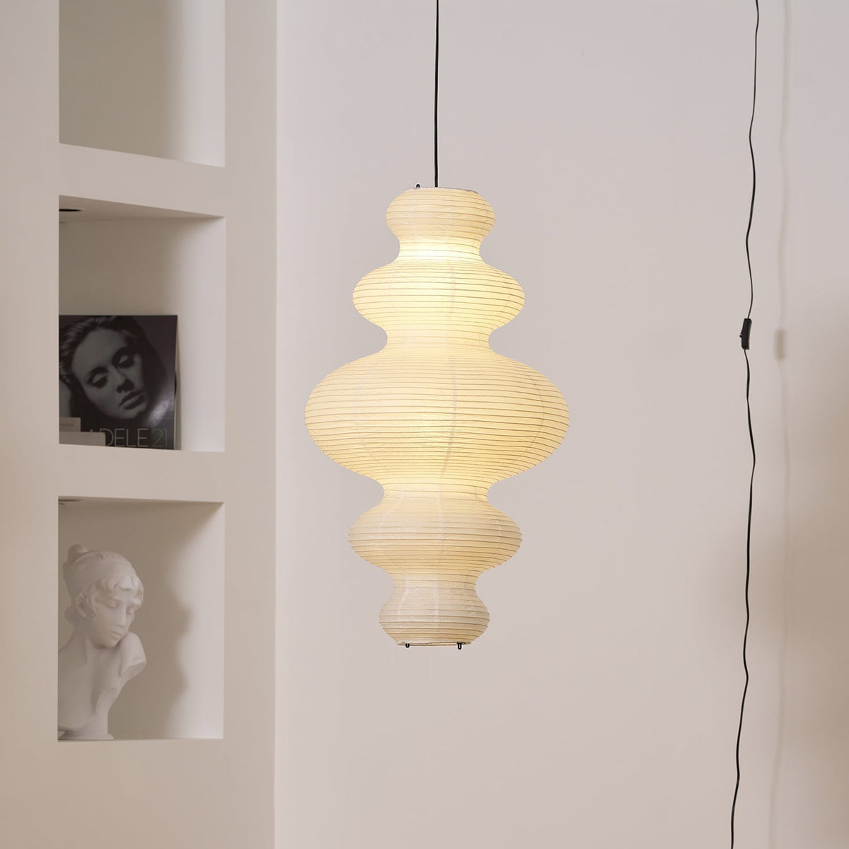 Lythaaris Natural Art Swag Pendant Lamp