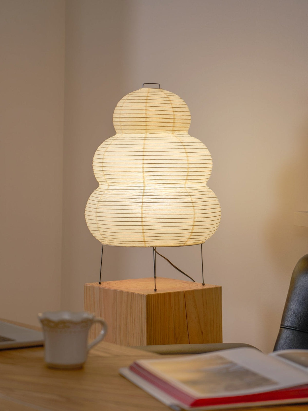 Tranquilux Paper Japanese-Inspired Table Lamp