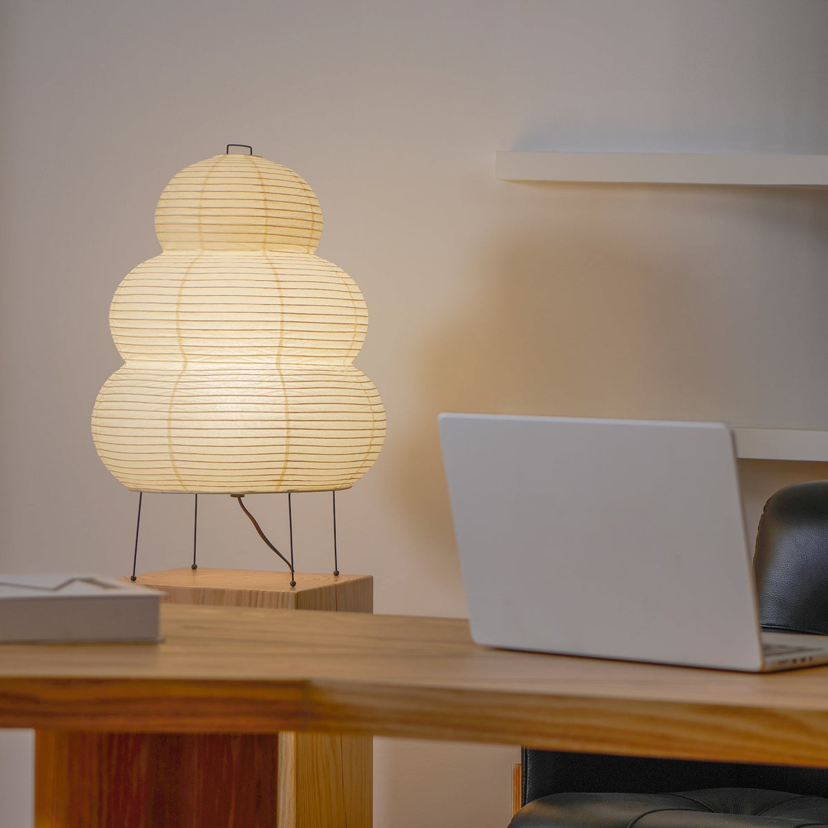 Tranquilux Paper Japanese-Inspired Table Lamp