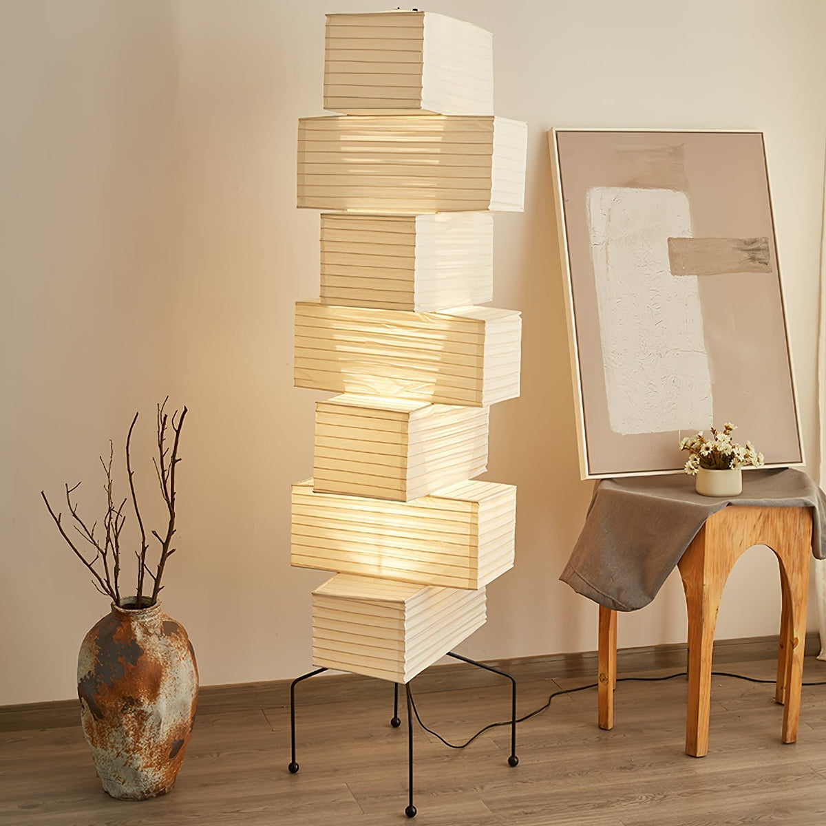 Avara Paper Floor Lamp