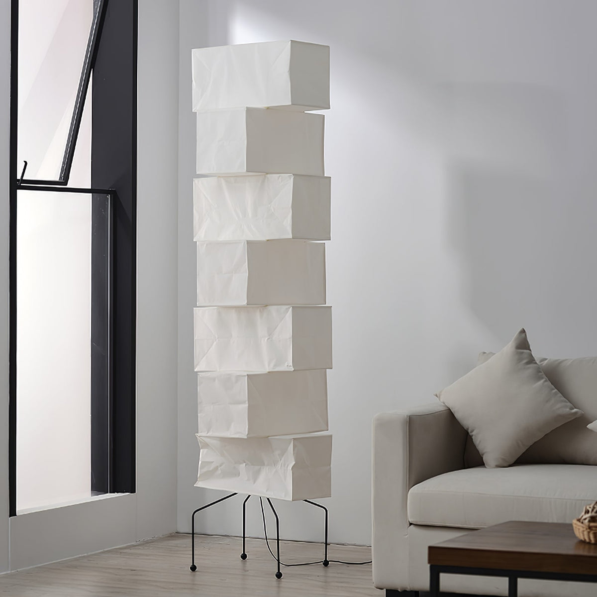 Avara Paper Floor Lamp