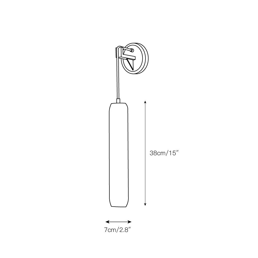 Alabaster Individual Creativity Flute  Wall Lamp