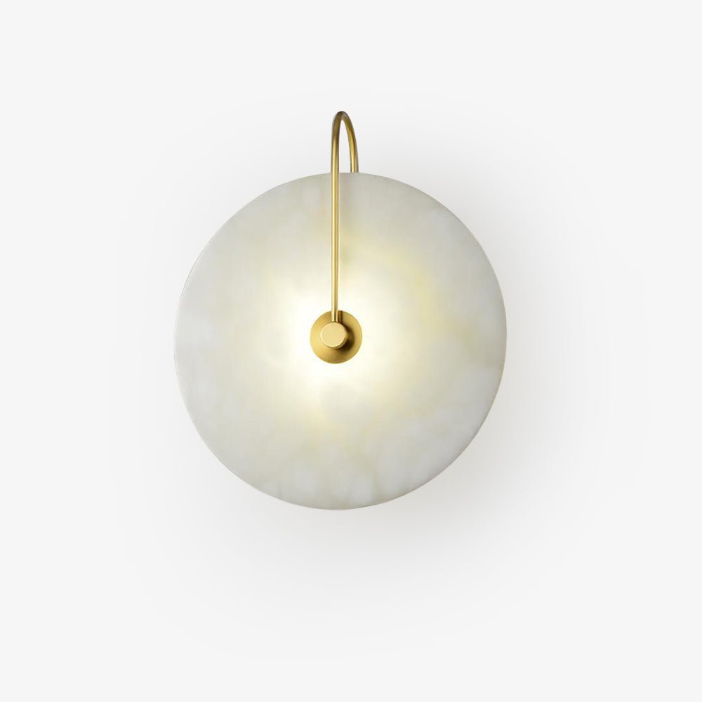 Albeenne Alabaster Globe Wall Lamp