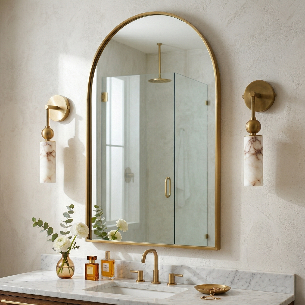 Javen Alabaster Indoor Wall Light