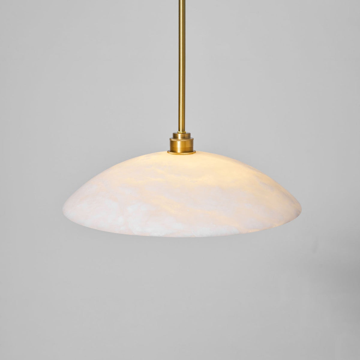 Gesol Alabaster Dome Pendant Light