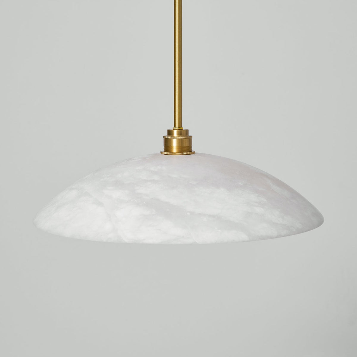 Gesol Alabaster Dome Pendant Light