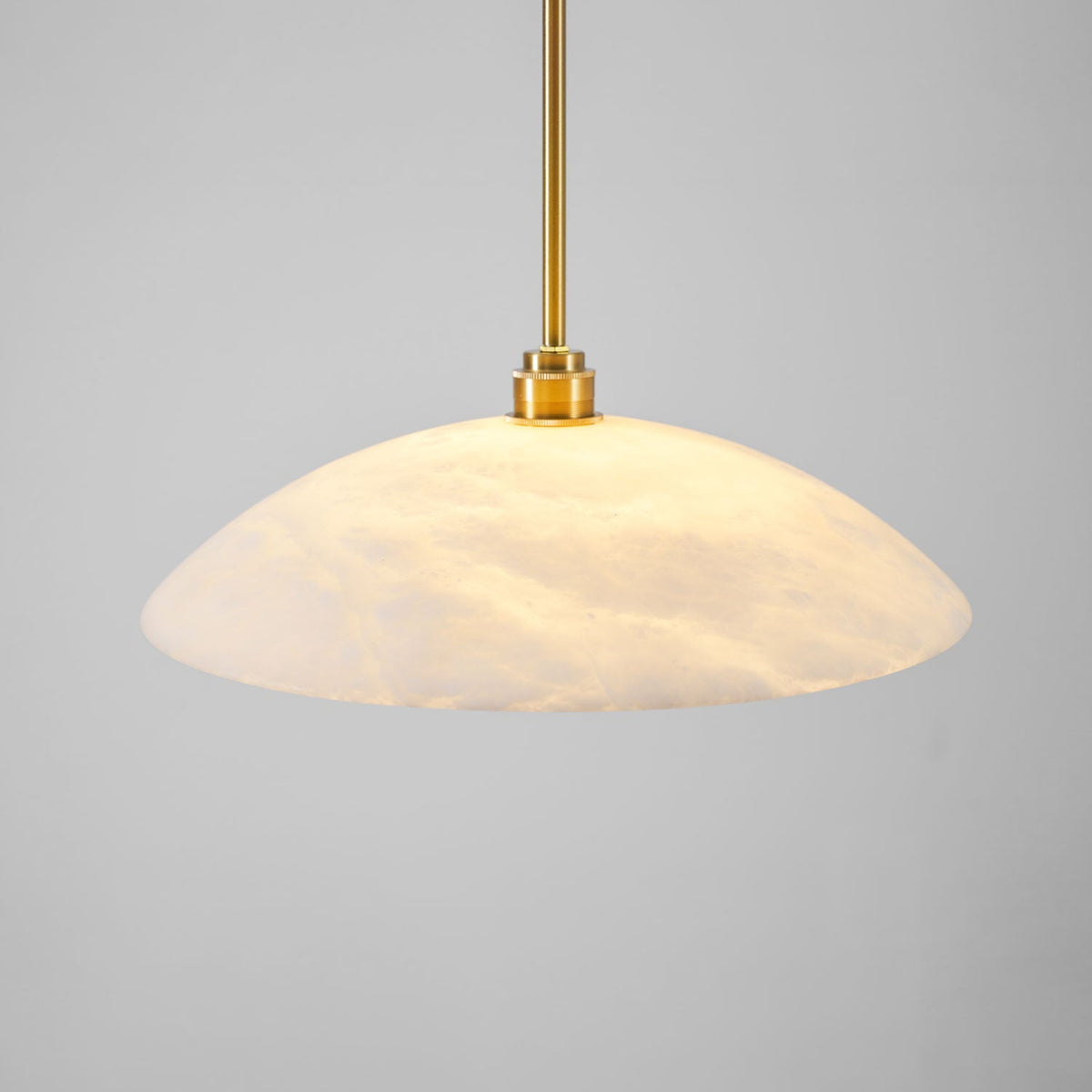 Gesol Alabaster Dome Pendant Light