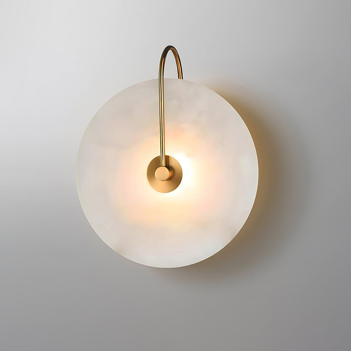 Albeenne Alabaster Globe Wall Lamp