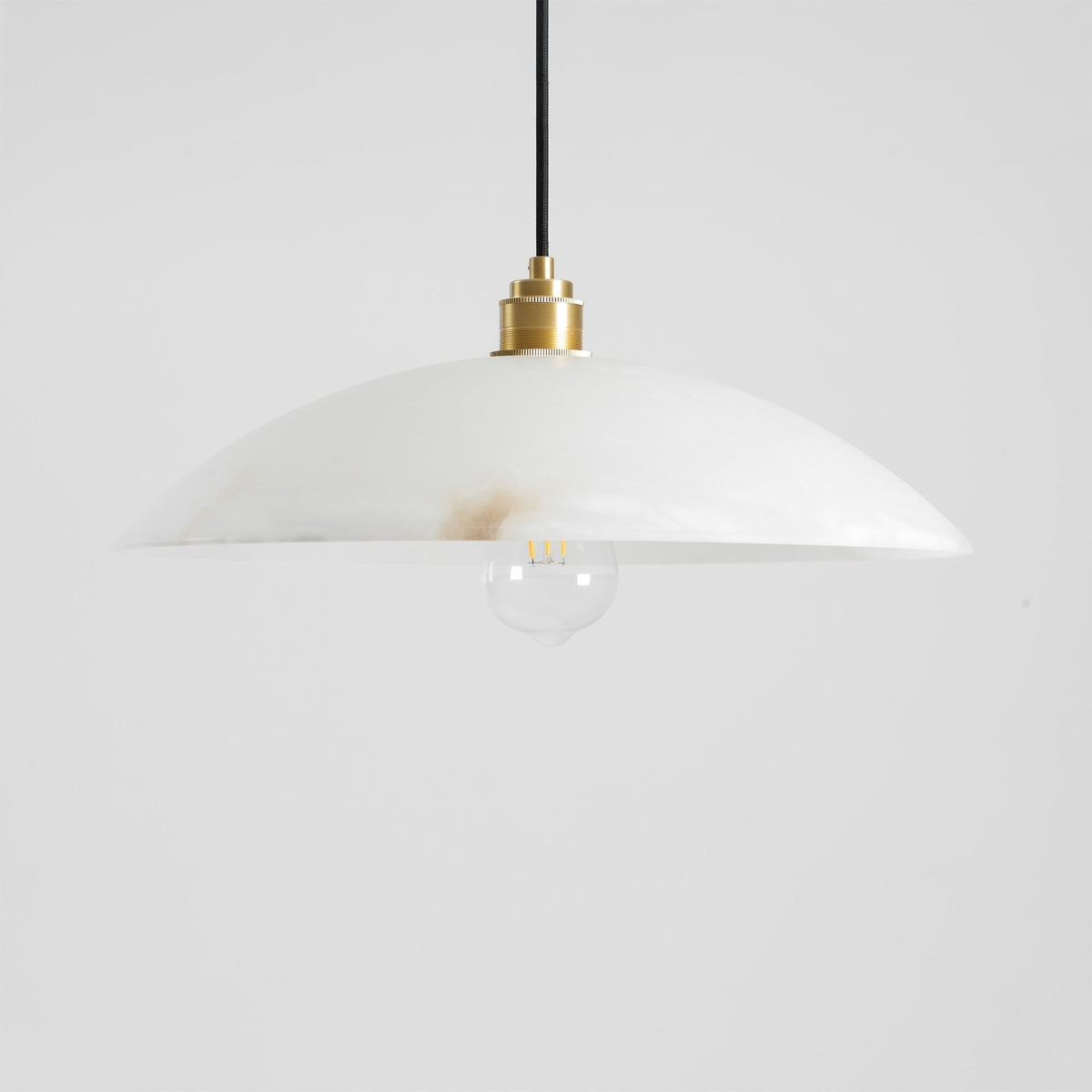 Ljomuvyd Individual Creativity Dome Alabaster Pendant Light