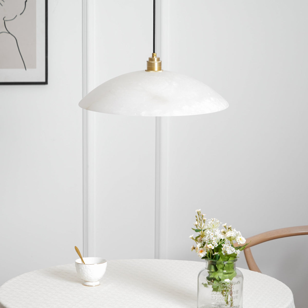 Ezriel Alabaster Pendant Light