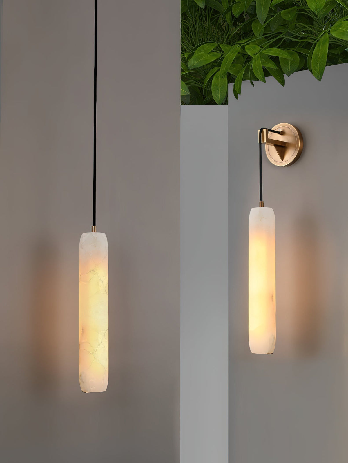 Alabaster Individual Creativity Flute  Wall Lamp
